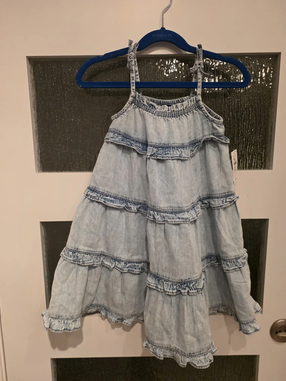 GAP Light Blue Tiered Denim Sundress for Kids
